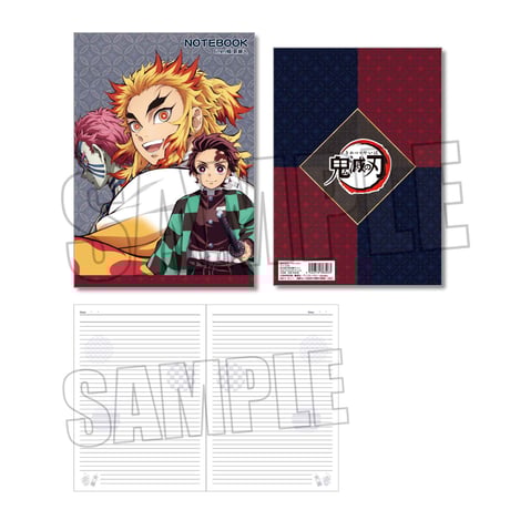 B5ノート 「鬼滅の刃」O(炭治郎&杏寿郎&猗窩座)