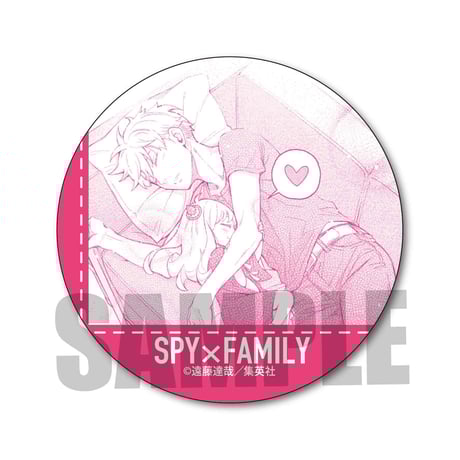 缶バッジSPY×FAMILY/ロイド・フォージャー&アーニャ・フォージャー