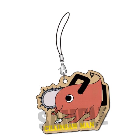 <再販>ポチタ木札ストラップ Part2 チェンソーマン/ポチタ(花)