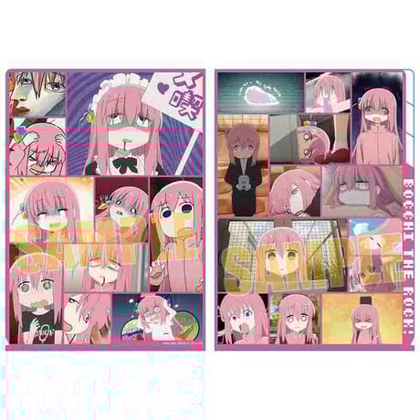 クリアファイル3ポケット ぼっち・ざ・ろっく！/後藤 ひとりB