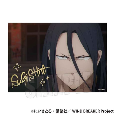 トレーディング箔押しブロマイド WIND BREAKER