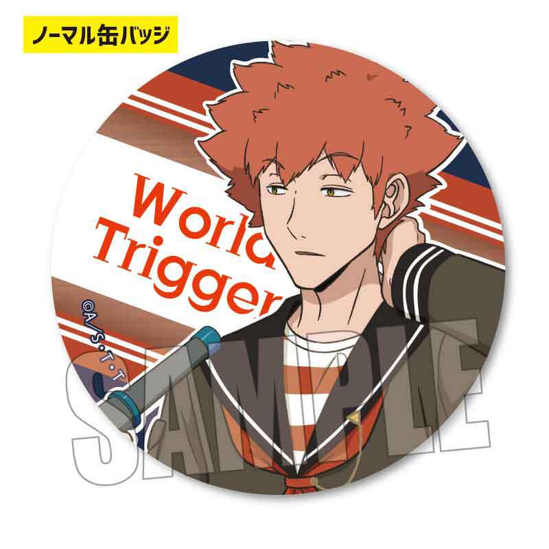 トレーディング缶バッジ ワールドトリガー/マリンセーラーver
