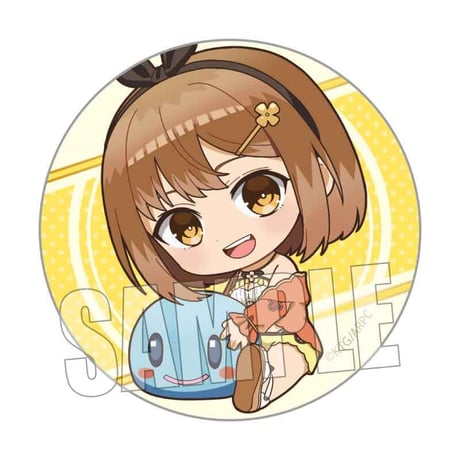 トレーディング缶バッジ アニメ『ライザのアトリエ ～常闇の女王と秘密の隠れ家～』/ぎゅぎゅっと