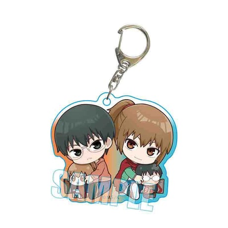 ぎゅぎゅっとアクリルキーホルダー 惑星のさみだれ/夕日&さみだれ