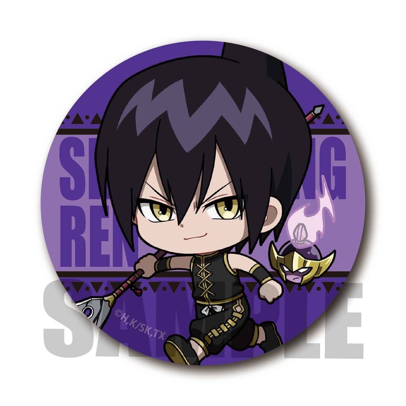 てくトコ缶バッジ SHAMAN KING/道 蓮(戦闘服) | ベルハウスショップ