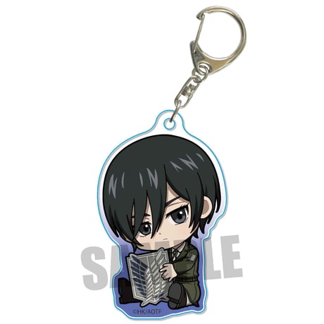 <再販>ぎゅぎゅっとアクリルキーホルダー 進撃の巨人/ミカサ・アッカーマン