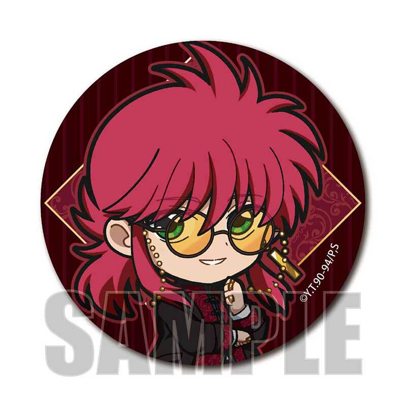 幽☆遊☆白書 描き下ろし 妖狐蔵馬 缶バッジ 妖狐蔵馬幽遊白書 幽遊