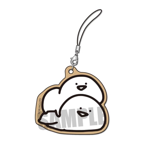 <再販>木札ストラップ お文具といっしょ/のっかり