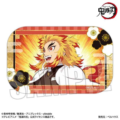 〈再販〉メモリーズスクエア缶バッジ テレビアニメ「鬼滅の刃」無限列車編 煉獄 杏寿郎A