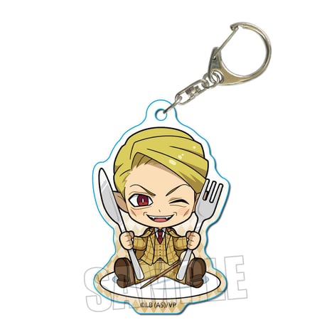 ごちきゃらアクリルキーホルダー 吸血鬼すぐ死ぬ/Y談おじさん