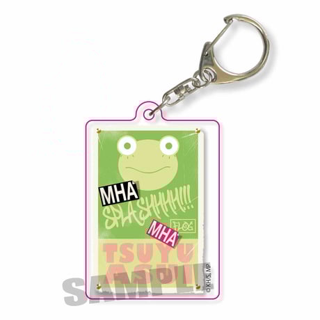 レトロ看板キーホルダー 僕のヒーローアカデミア/蛙吹 梅雨