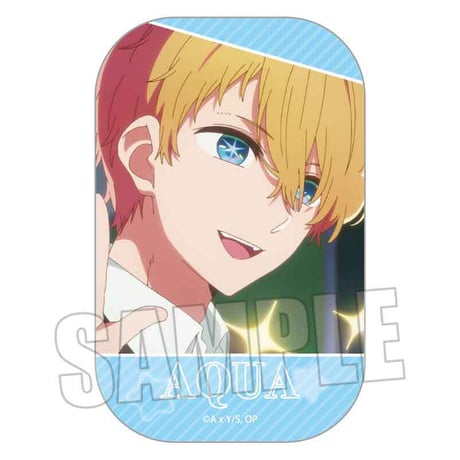 メモリーズスクエア缶バッジ 【推しの子】/アクアB