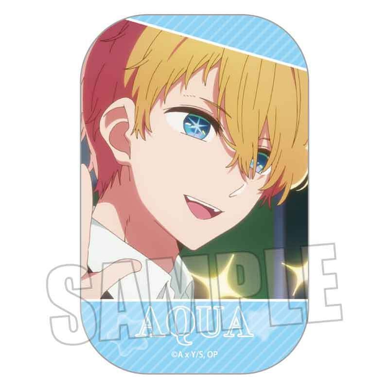 メモリーズスクエア缶バッジ 【推しの子】/アクアB | ベルハウスショップ