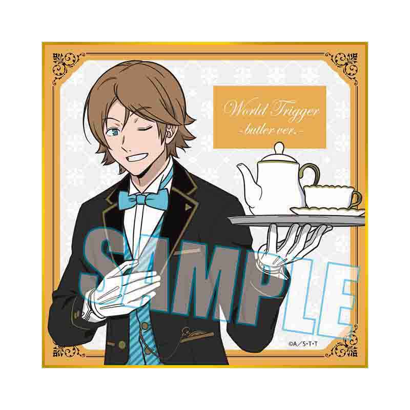 WS ワールドトリガー　表彰状 TVアニメ「ワールドトリガー」 - 王子 缶バッジ付きプチ缶ケース 王子