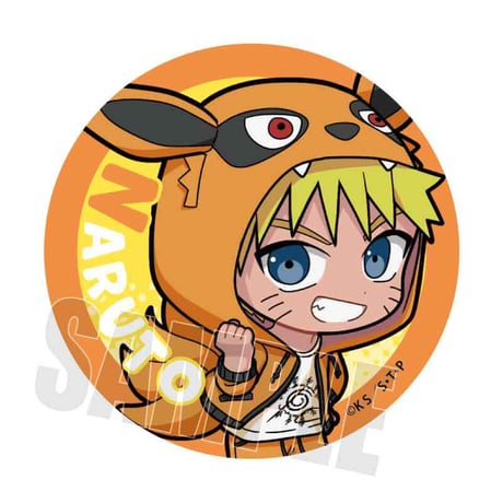 トレーディング缶バッジ(デフォルメ) NARUTO-ナルト- 疾風伝/きぐるみパジャマver.