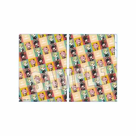 ＜再販＞ぎゅぎゅっとクリアファイル3ポケット SPY×FAMILY/きいろ