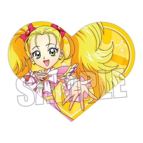 トレーディングハート型色紙 ふたりはプリキュアMax Heart/Action ver.