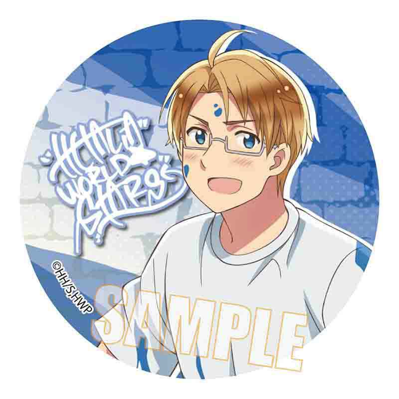 トレーディング缶バッジ ヘタリア World☆Stars/つなぎver トレーディング缶バッジ ヘタリア World☆Stars/つなぎver