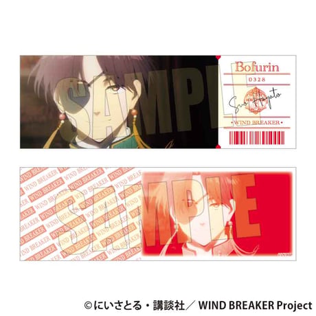 トレーディングチケット風カード WIND BREAKER