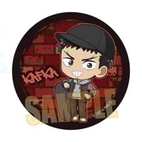 家庭教師ヒットマンreborn ボンゴレ探偵事務所 ハート缶バッジ 山本武 家庭教師ヒットマンREBORN 獄寺隼人 ハート缶バッジ ボンゴレ