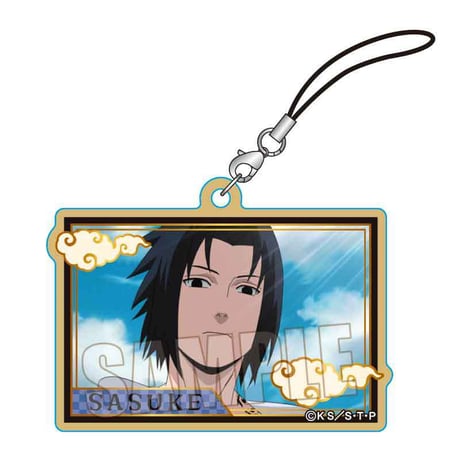 【12月発売】木札ストラップ NARUTO-ナルト- 疾風伝/うちはサスケ