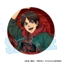 ぷかっしゅ缶バッジ 進撃の巨人/ハンジ・ゾエ(バルーンver.) | ベル