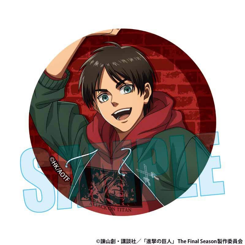 トレーディング缶バッジ 進撃の巨人/スケーターver. | ベルハウスショップ