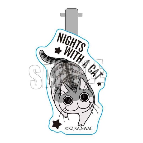 ヘアクリップ 夜は猫といっしょ/キュルガC