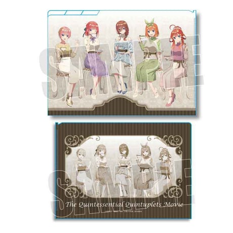 クリアファイル3ポケット 映画 五等分の花嫁/ティーブレイクver.