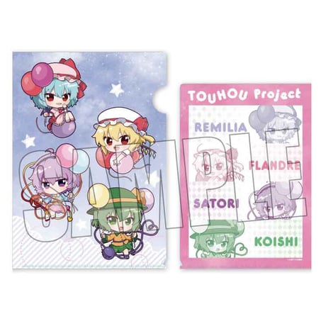 ぷかっしゅクリアファイル 東方Project/B バルーンver.