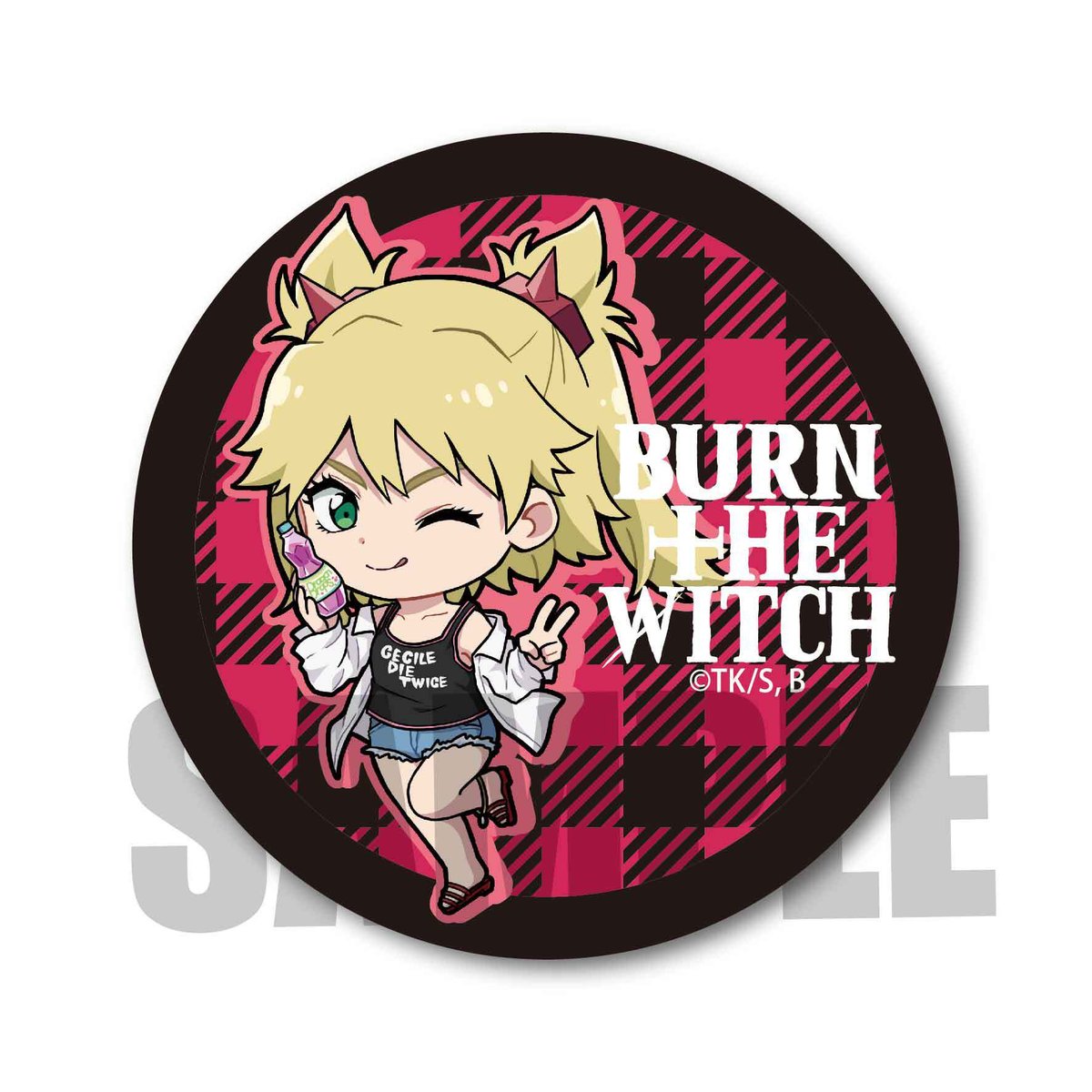 BURN THE WITCH　購入特典　缶バッジ バーンザウィッチ 購入特典 缶バッジ BURN THE WITCH トレーディング缶