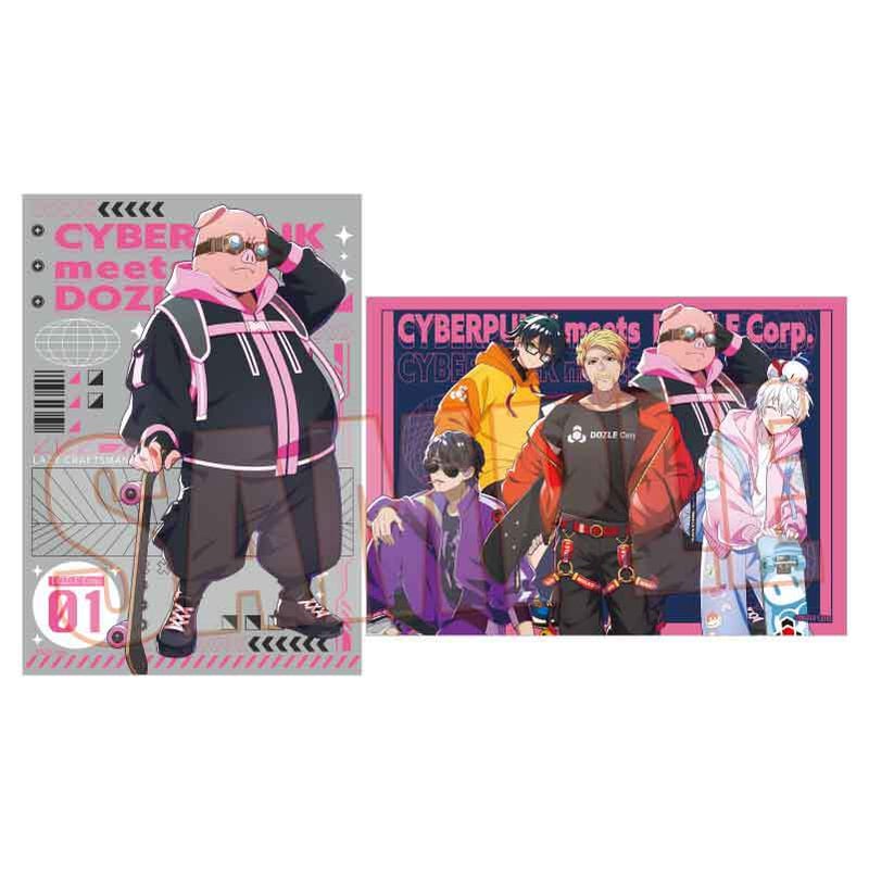 らくピタポスター ドズル社/おおはらMEN(CYBERPUNK meets DOZLE Cor