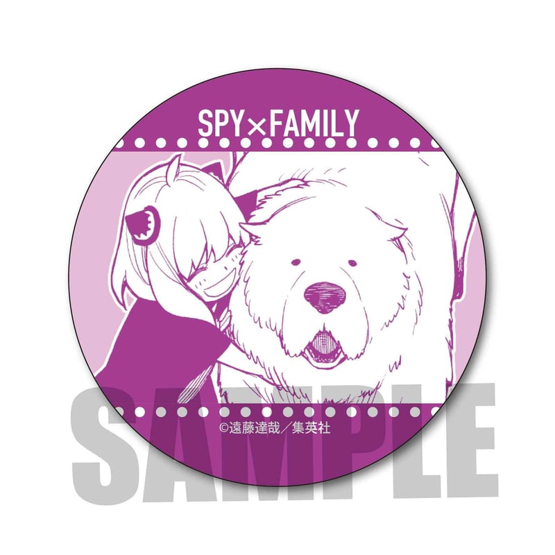 SPY×FAMILY スパイファミリー　アーニャ　ボンド　缶バッジ　スーツ SPY×FAMILY スパイファミリー アーニャ ボンド 缶バッジ スーツ