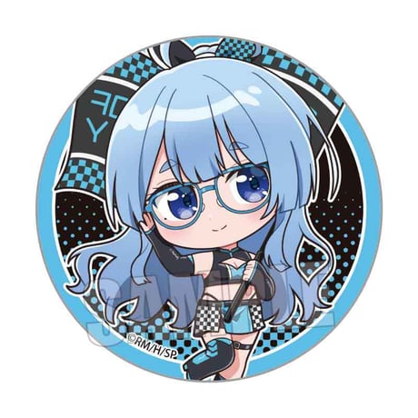 トレーディング缶バッジ TVアニメ「紫雲寺家の子供たち」/レースクイーンver.