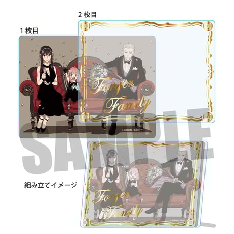 アートパネルSPY×FAMILY/ロイド&アーニャ&ヨル_ALSM-01