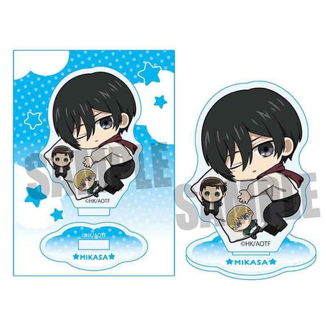 ぎゅぎゅっとミニスタンド 進撃の巨人/ミカサ・アッカーマン おやすみver.