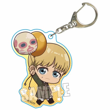 ぷかっしゅアクリルキーホルダー 進撃の巨人/アルミン・アルレルト(バルーンver.)