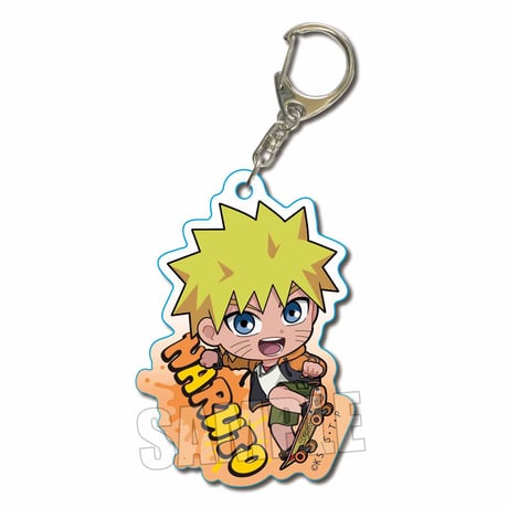 トレーディングアクリルキーホルダー スケーターver.(デフォルメ) NARUTO-ナルト- 疾風伝