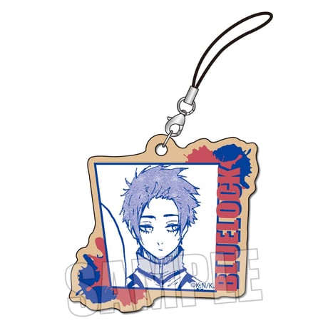 木札ストラップ ブルーロック/糸師 冴