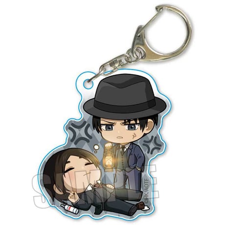 〈再販〉ぷちめもっ！アクリルキーホルダー 進撃の巨人/エレン&リヴァイ