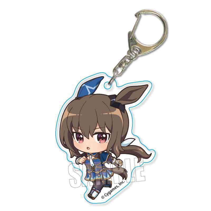 ウマ娘 アドマイヤベガ アクリルスタンド アクリルキーホルダー 缶