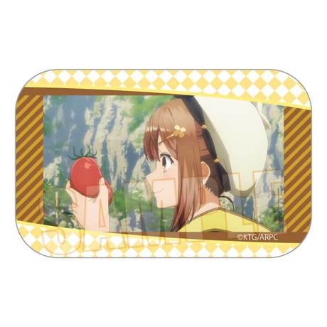 トレーディングメモリーズスクエア缶バッジ アニメ『ライザのアトリエ ～常闇の女王と秘密の隠れ家～』