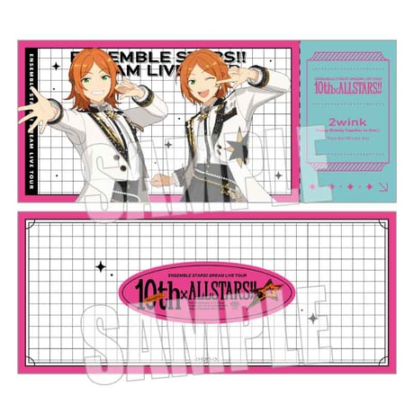 『あんさんぶるスターズ！！DREAM LIVE Tour 10th 𝄪ALLSTARS!!』× JOYSOUND チケット風クリアカード
