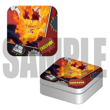 ミニブリキケース 僕のヒーローアカデミア/エンデヴァー