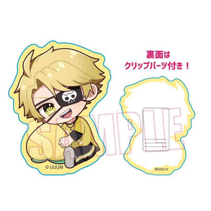 ぎゅぎゅっとアクリルクリップ カラフルピーチ/たっつん | ベルハウス