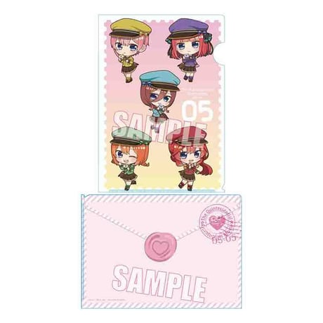 クリアファイル 映画 五等分の花嫁/恋文郵便屋ver.(デフォルメ)