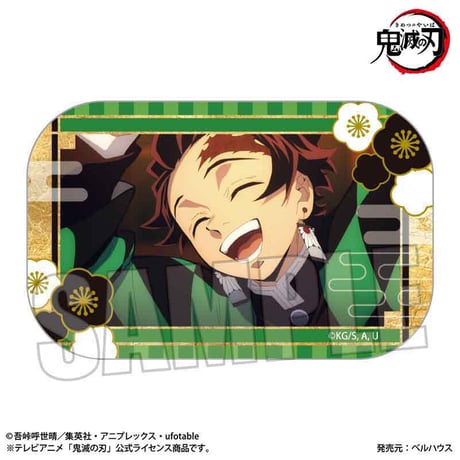 〈再販〉メモリーズスクエア缶バッジ テレビアニメ「鬼滅の刃」無限列車編 竈門 炭治郎A