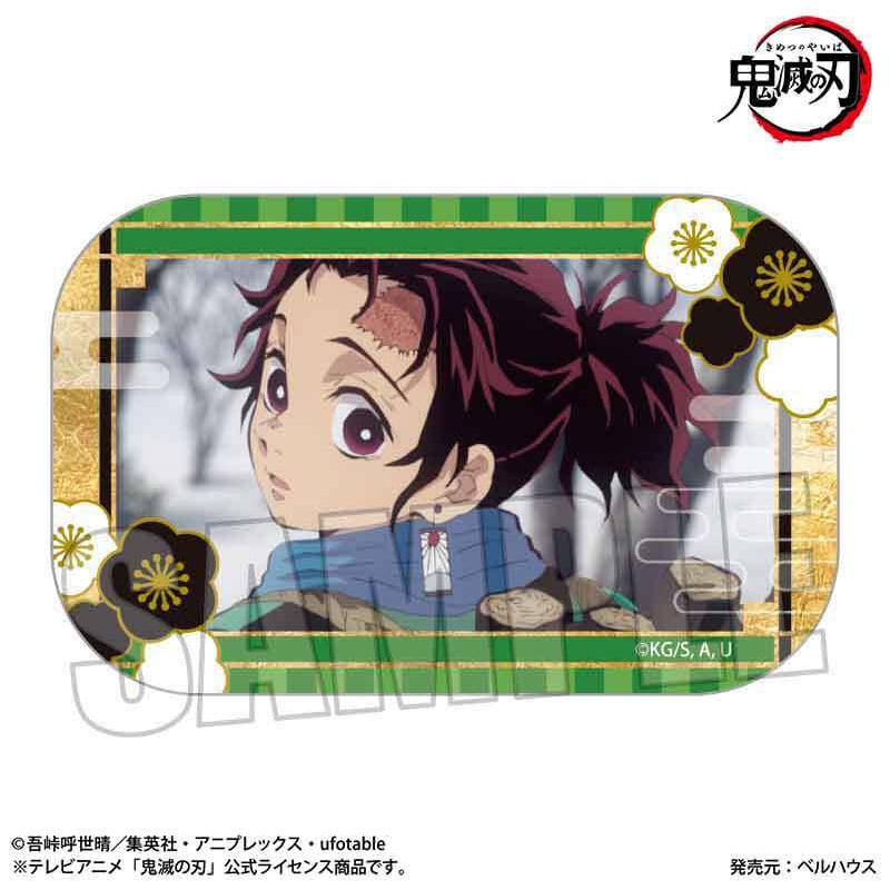 鬼滅の刃 スクエア缶バッジ 炭治郎 テレビアニメ「鬼滅の刃」柱稽古編』 メモリーズスクエア缶