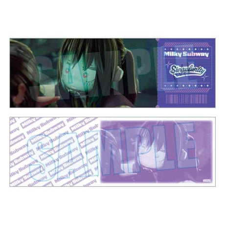 トレーディング列車チケット風カード アニメ『銀河特急 ミルキー☆サブウェイ』
