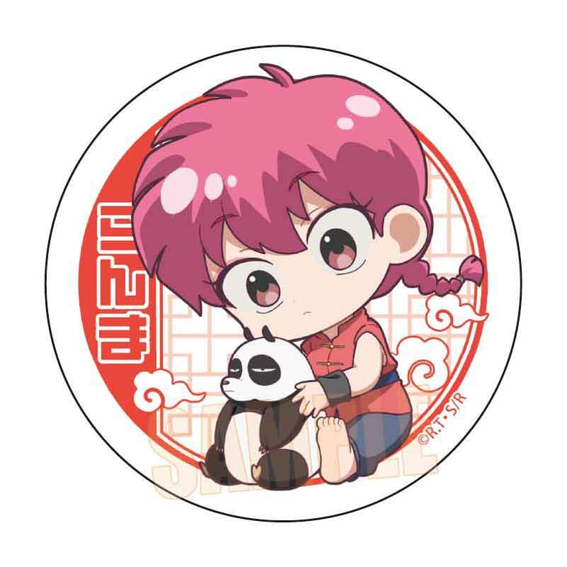 ☆1点限り☆ ベルハウス トレーディング缶バッジ 彼女、お mm ブリキ製 95 トレーディング缶バッジ 彼女、お借りします/エプロンver